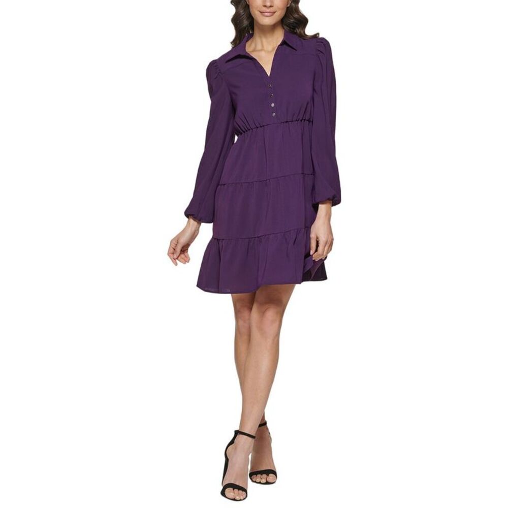 Kensie Womens  A-Line Dress
